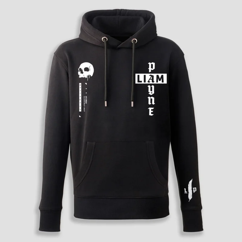 Skull and Cross Hoodie – Black